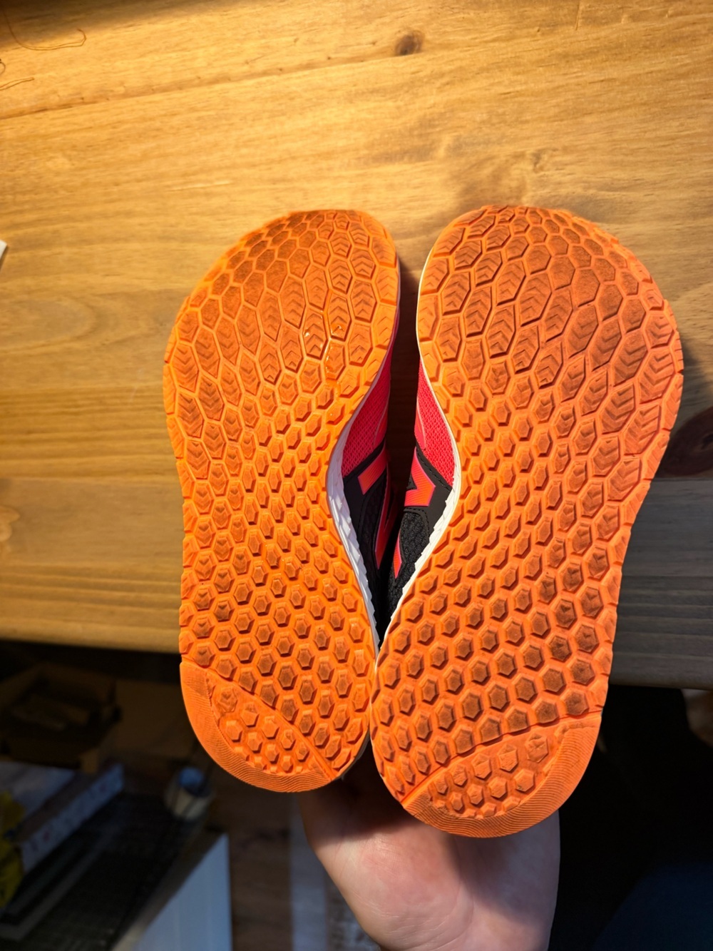 New Balance Pink and Black Women's Fresh Foam Venez Running Sneakers - Picture 4 of 5